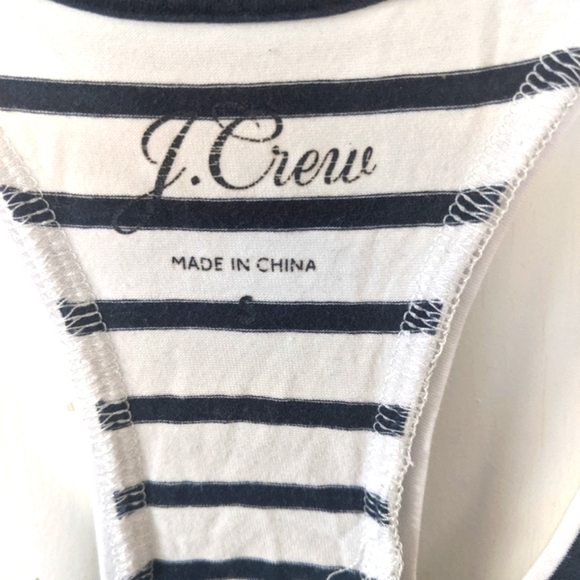 J.Crew Striped Racer Back Tank - Picture 4 of 6
